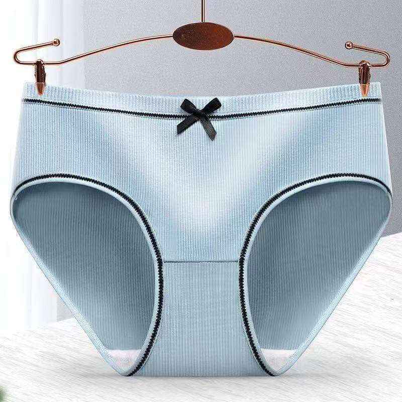 Mid waist women's cotton underpants