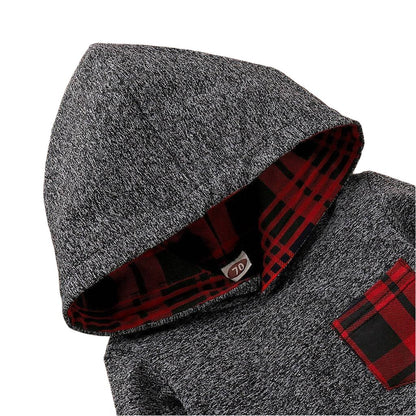 Baby Long Sleeve Plaid Sweater Set - Plush Fashion Shop #