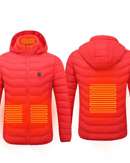 New Heated Coat USB Electric Thermal Winter Clothing - Plush Fashion Shop #