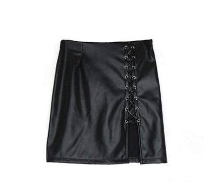 Black Lace Up PU Leather SkirtsUpgrade your wardrobe with our Black Lace Up PU Leather Skirts! Made from high-quality, durable PU leather, these skirts are designed to make a statement. With theirSkirtPlush Fashions ShopPlush Fashion Shop