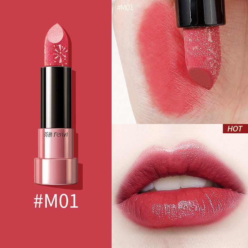 Lipstick Moisturizing Matte Matte LipstickEnhance your lips with the Lipstick Moisturizing Matte Matte Lipstick from Plush Fashions Shop Vintage Summer Spice. This vibrant lipstick comes in 6 luscious shadesLipstickPlush Fashions ShopPlush Fashion Shop