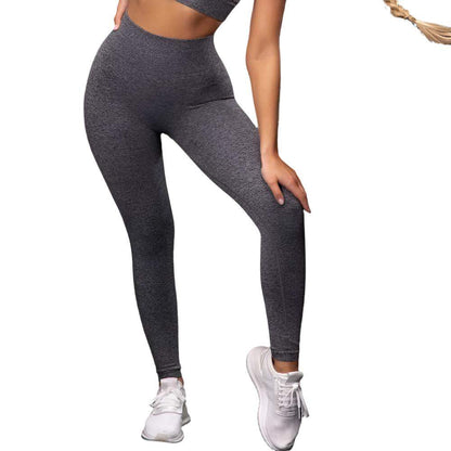 Seamless Yoga Sport Fitness Women Leggings and Short Sleeve Tops - Plush Fashions Shop 