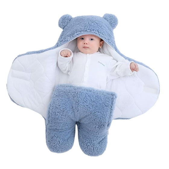 Autumn And Winter Thickened Anti-Shock Out Baby QuiltWrap your little one in the ultimate comfort and warmth with our Autumn And Winter Thickened Anti-Shock Out Baby Quilt. Made with a soft lamb velvet exterior and 100Infant wrapPlush Fashions ShopPlush Fashion ShopAutumn