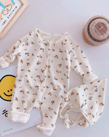 New Baby Knitted Long Sleeves Toddle Romper Simple Casual Infant Outfit - Plush Fashion Shop #