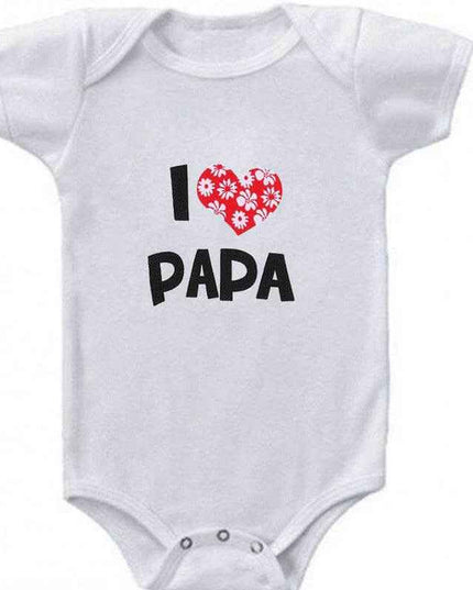 Funny Super Mama Papa Printed Baby Romper New Fashion For Boys & Girls