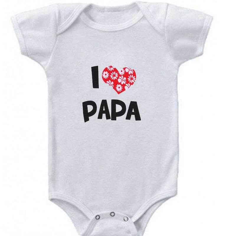 Funny Super Mama Papa Printed Baby Romper New Fashion For Boys & Girls