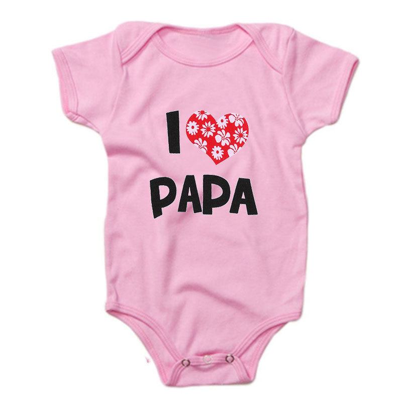 Funny Super Mama Papa Printed Baby Romper New Fashion For Boys & Girls