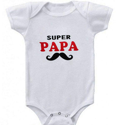 Funny Super Mama Papa Printed Baby Romper New Fashion For Boys & GirlsDERMSPE Funny Super Mama Papa Printed Baby Romper
Introducing our adorable Funny Super Mama Papa Printed Baby Romper, perfect for your little one's summer and springBaby rompersPlush Fashions ShopPlush Fashion Shop