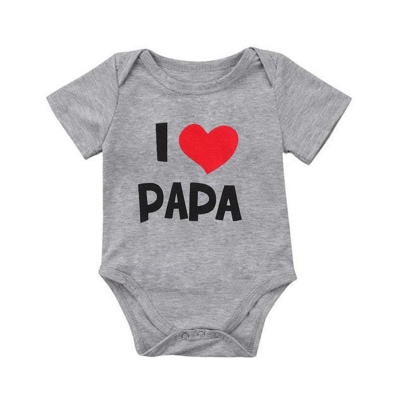 Funny Super Mama Papa Printed Baby Romper New Fashion For Boys & Girls - Plush Fashion Shop #