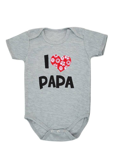 Funny Super Mama Papa Printed Baby Romper New Fashion For Boys & Girls