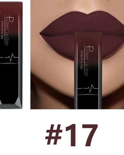 Makeup matte lip gloss lipstick - Plush Fashion Shop #