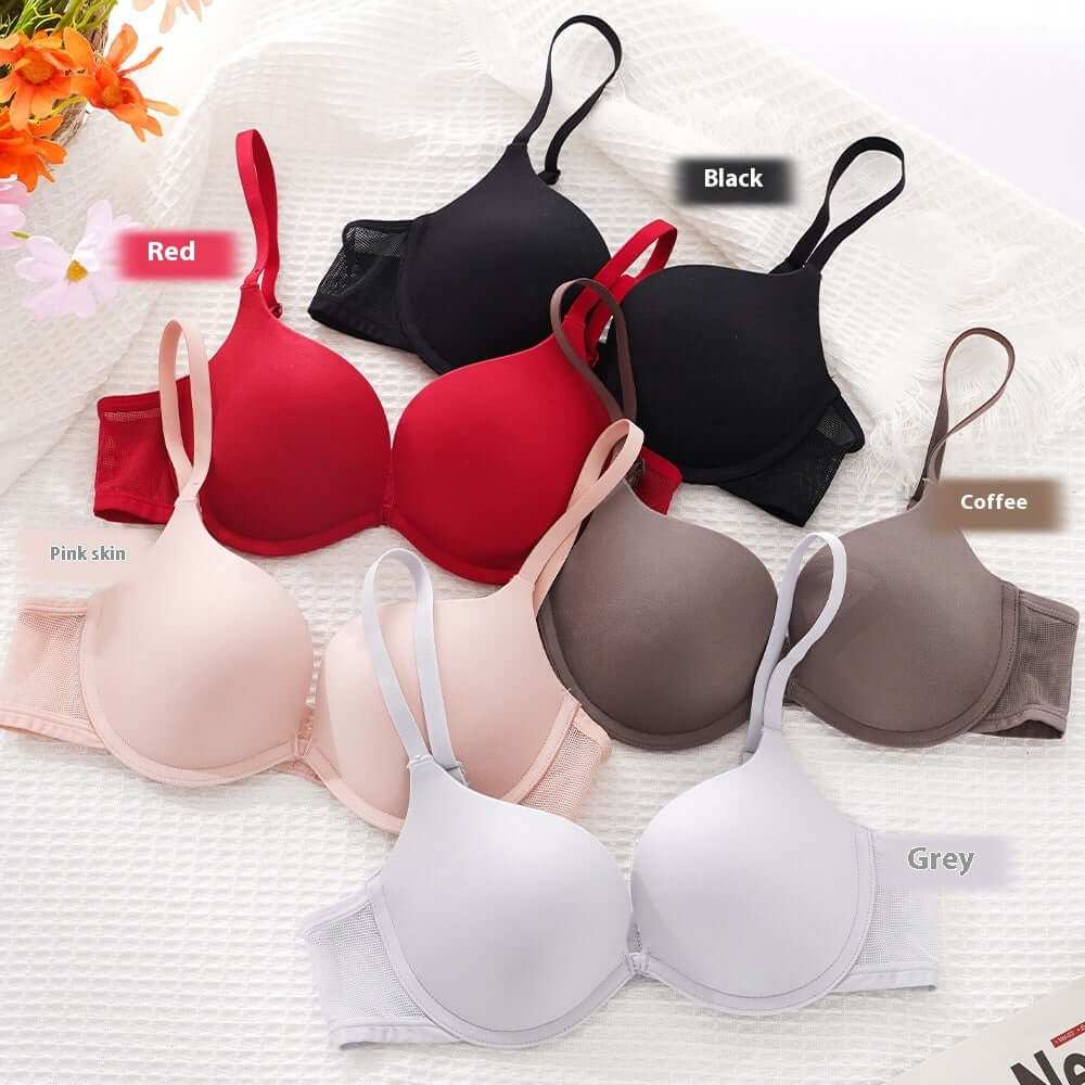 Women's seamless summer bra for small breasts in various colors.