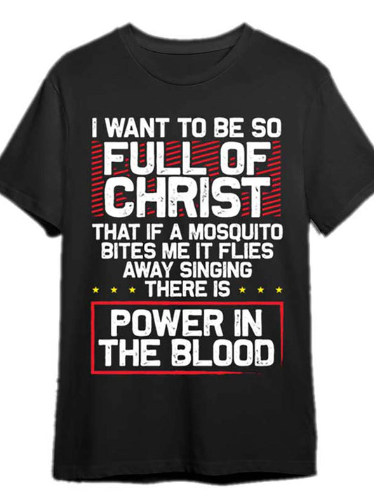 There's Power in Blood - Religious T-Shirt