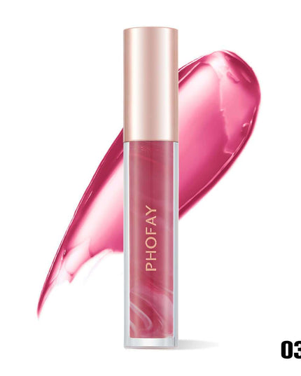 PHOFAY Rose Blooming Hydrating Lip Gloss - Plush Fashion Shop #