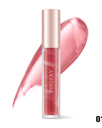 PHOFAY Rose Blooming Hydrating Lip Gloss - Plush Fashion Shop #