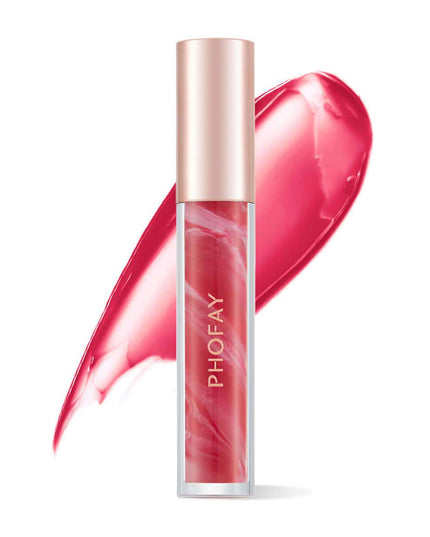 PHOFAY Rose Blooming Hydrating Lip Gloss - Plush Fashion Shop #