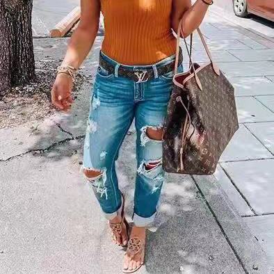 Low Waist JeansGet ready to rock your style with our 10 Celebrities Who Nailed the Low Waist Jeans Trend! Made with high-quality denim fabric, these pencil pants/foot pants featureJeansPlush Fashions ShopPlush Fashion Shop