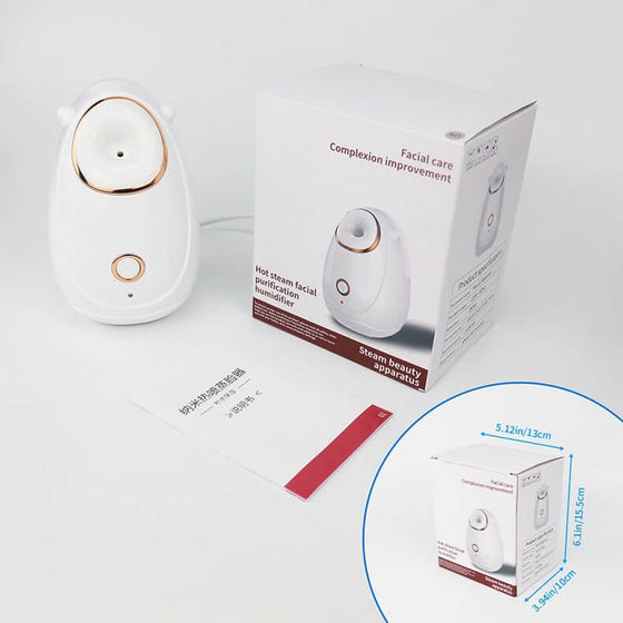 Home Facial Hot Spray Steaming Face Massage Instrument for rejuvenating skin care.