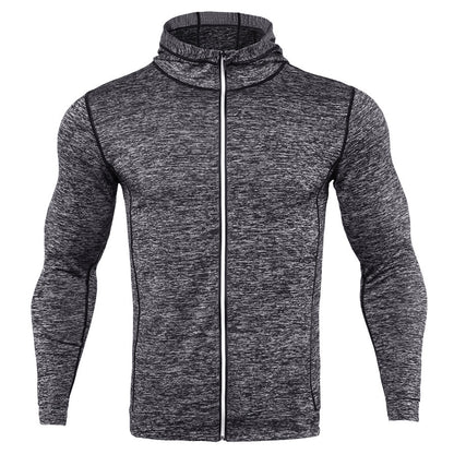 Zip Sport T Shirt Long Sleeve