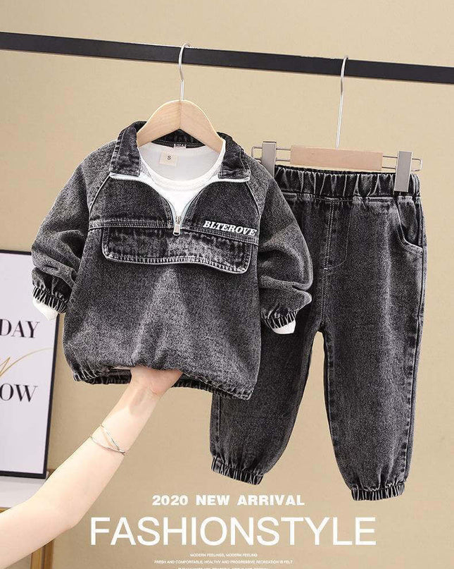 Boys Clothing New Clothes Fashionable Handsome Children's Clothing - Plush Fashion Shop #