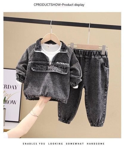 Boys Clothing New Clothes Fashionable Handsome Children's Clothing - Plush Fashion Shop #