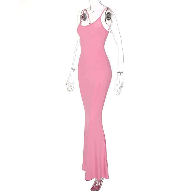 Women Spaghetti Strap Long Bodycon Party DressStay stylish and comfortable in our Spaghetti Strap Long Dress! With its unique design and variety of colors to choose from, you'll look beautiful and feel great. Ma0Plush Fashions ShopPlush Fashion Shop