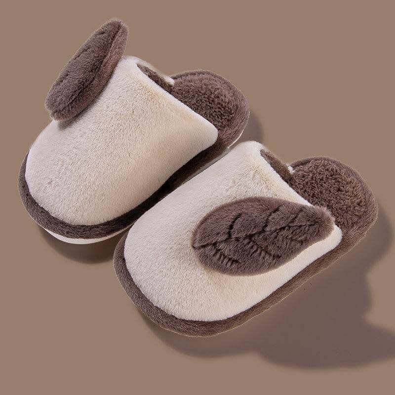 Parent-child Cute Cartoon Indoor Non-slip Soft-soled Cotton Slippers - Plush Fashion Shop #