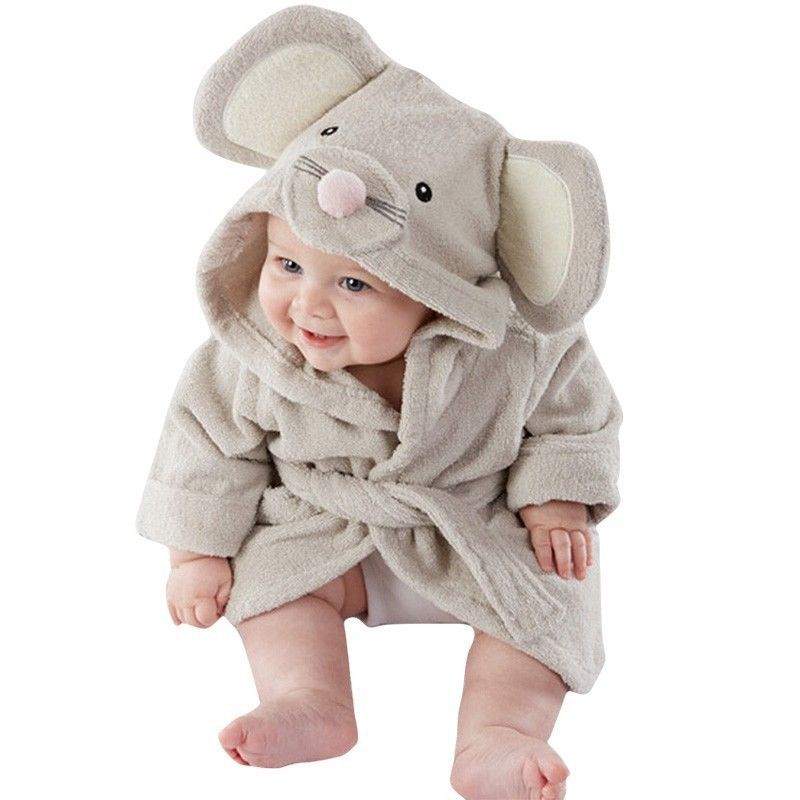 Infant Fashion Simple Cartoon Animal BathrobeIntroducing the Infant Fashion Simple Cartoon Animal Bathrobe, made with high-quality polyester for ultimate comfort. This bathrobe features adorable animal shapes -bathrobePlush Fashions ShopPlush Fashion Shop