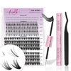 7D 20D Cluster Lashes Eyelashes Makeup with Bottom Lash Option from Veyesbeauty.