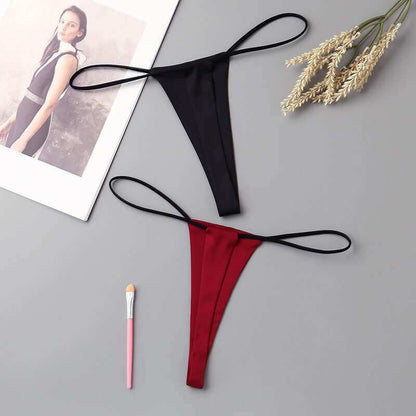 Women's Minimalist Low Waisted Underwear With One RopeExperience comfort and style with our Women's Minimalist Low Waisted Underwear! Made with a polyester cotton blend, our solid color underwear features a low waist deunderwearPlush Fashions ShopPlush Fashion ShopMinimalist Low Waisted Underwear