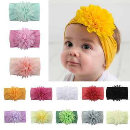 Creative Chiffon Flower Baby  Headband Hair AccessoriesTransform your little one into a darling princess with our Creative Chiffon Flower Headband. Hand-crafted with delicate flowers, this headband is a perfect accessoryHeadbandPlush Fashion ShopPlush Fashion Shop