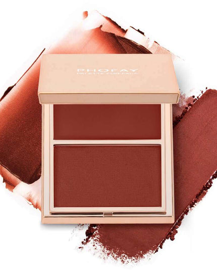 PHOFAY Double-Take Cream & Powder Blush Duo - Plush Fashion Shop #