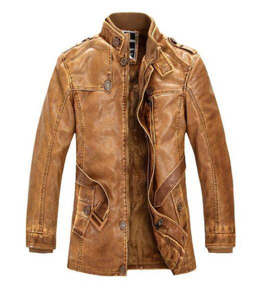 Mens Classic Leather JacketExperience the timeless style and durability of our Mens Classic Leather Jacket. Made with premium Duolino leather, this jacket exudes a sophisticated and classic loMen's Lether JacketPlush Fashions ShopPlush Fashion ShopMens Classic Leather Jacket