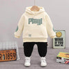 Boys two-piece hooded long-sleeved sweaterStay warm and stylish with our boys two-piece hooded long-sleeved sweater! Suitable for infants and children ages 1-3, it is ideal for winter and autumn. The shearinbaby sweat suitPlush Fashions ShopPlush Fashion ShopBoys