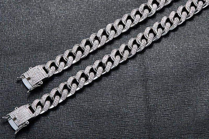 Men's Silver Cuban Link  Bracelet