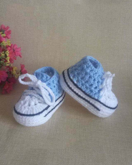 Hand-knitted Baby Bootees - Plush Fashion Shop #