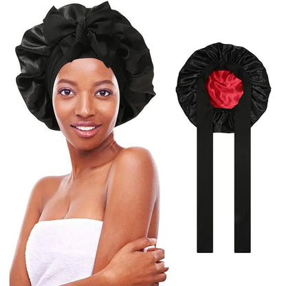 Women's Double Layered Silk Bonnet Hair Care Sleeping Hat with ElasticExperience ultimate hair protection and comfort while you sleep with the AWAYTR Double Layered Satin Night Caps for Women. Our satin sleep cap comes with a wide, sofhead scarfPlush Fashions ShopPlush Fashion Shop