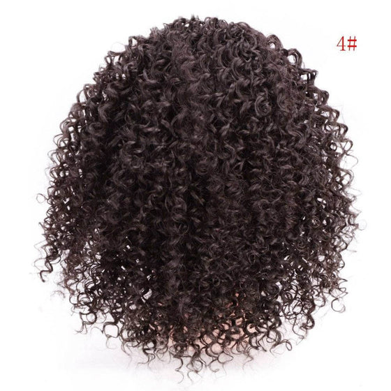 Women's African Drawstring Stretch Small Curly WigExperience effortless style with our Women's African Drawstring Stretch Small Curly Wig. Made with chemical fiber high-temperature wire, this fashionably simple wig WigPlush Fashions ShopPlush Fashion ShopAfrican Drawstring Stretch Small Curly Wig