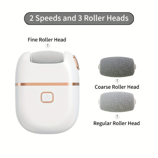 New Foot Scraper, Three Replacement Grinding Heads, Two Speeds, Integrated Mold Release