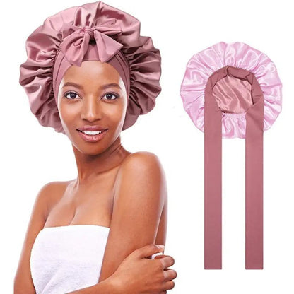 Women's Double Layered Silk Bonnet Hair Care Sleeping Hat with ElasticExperience ultimate hair protection and comfort while you sleep with the AWAYTR Double Layered Satin Night Caps for Women. Our satin sleep cap comes with a wide, sofhead scarfPlush Fashions ShopPlush Fashion Shop