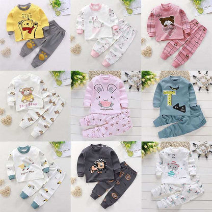 Boys And Girls Children's Cotton Children Pajamas - Plush Fashion Shop #