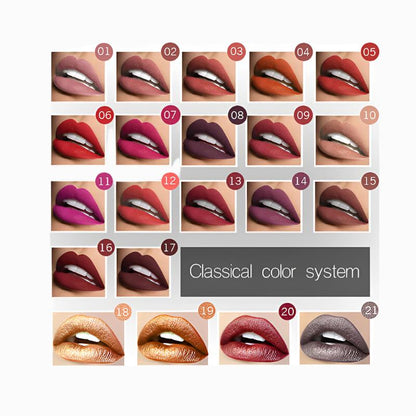 Makeup matte lip gloss lipstick - Plush Fashion Shop #