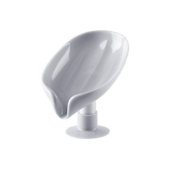 Soap dish with double drain holes and strong bearing capacity.