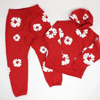 Women's Two Piece Hoodies Fashion Long Sleeve Elastic Waist SetsEnhance your style with our Women's Hoodie and Pants Set! Perfect for any occasion, this fashionable duo elevates your look with its long sleeve hoodie and elastic wSweatsuitPlush Fashions Shop Plush Fashion Shop