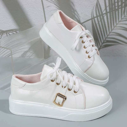 Plush Leather SneakersStep out in style and comfort with our Plush Leather Sneakers lace-up flat shoes! Crafted with a lightweight platform and round toe design, these shoes not only provsneakersPlush Fashions ShopPlush Fashion Shop