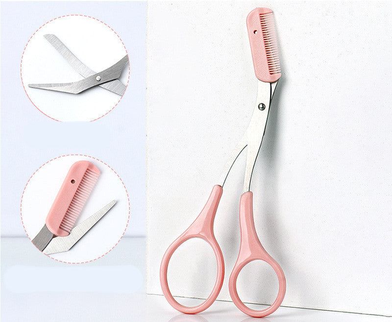 Eyebrow Trimming Small Beauty Supplie GadgetsPerfectly shape and trim your eyebrows with ease using the Eyebrow Trimming Knife from Plush Fashions Shop Vintage Summer Spice. Its curved moon shape and comb attacBEAUTY & HEALTHPlush Fashions ShopPlush Fashion Shop