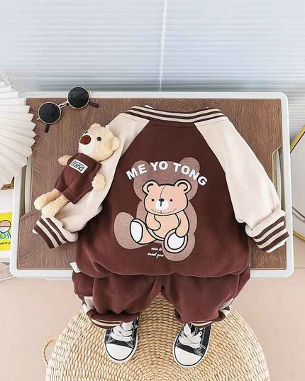 Infant Children's Jacket Three-piece Set