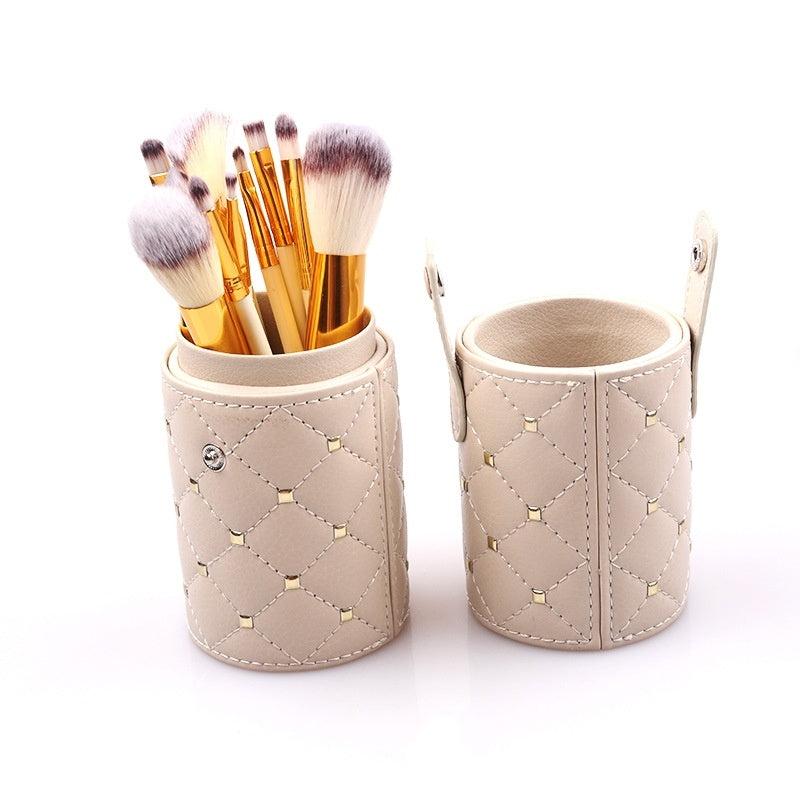 Makeup brush set 12 makeup bucketsElevate your makeup game with the Plush Fashions Shop Vintage Summer Spice Makeup Brush Set! This set includes 12 high-quality brushes made of man-made fiber for a smake up bucketPlush Fashions ShopPlush Fashion Shop