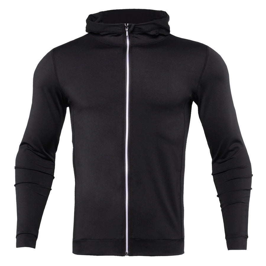 Zip Sport T Shirt Long Sleeve