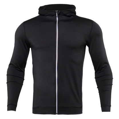 Zip Sport T Shirt Long Sleeve